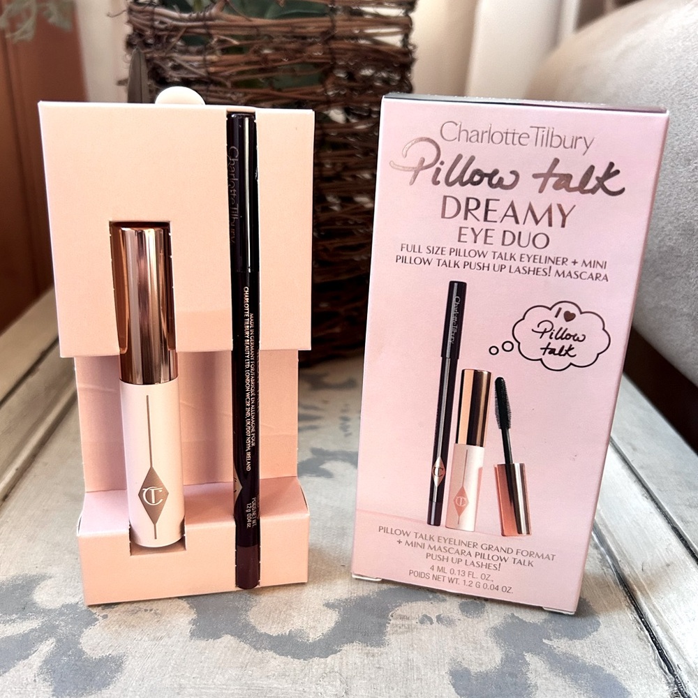 Charlotte Tilbury Pillow Talk Dreamy Eye Duo Eyeliner and Mascara NIB